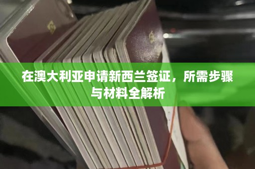 在澳大利亚申请新西兰签证，所需步骤与材料全解析