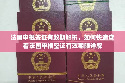 法国申根签证有效期解析，如何快速查看法国申根签证有效期限详解