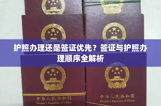 护照办理还是签证优先？签证与护照办理顺序全解析