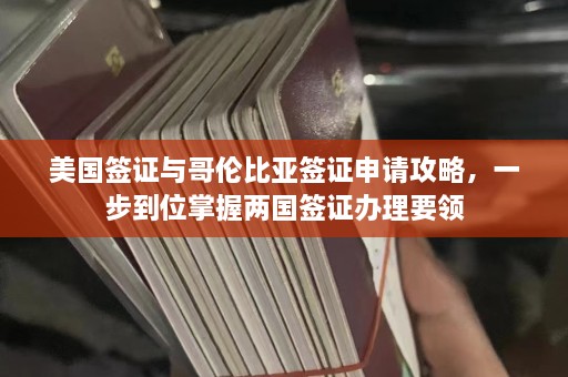 美国签证与哥伦比亚签证申请攻略，一步到位掌握两国签证办理要领