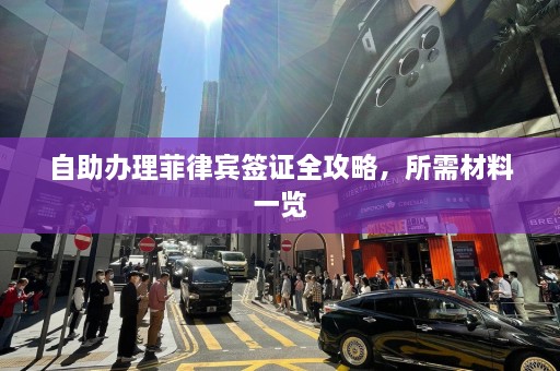 自助办理菲律宾签证全攻略，所需材料一览