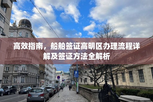 高效指南，船舶签证高明区办理流程详解及签证方法全解析