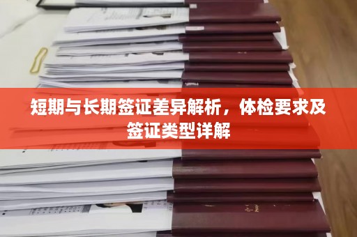 短期与长期签证差异解析，体检要求及签证类型详解