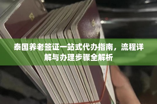 泰国养老签证一站式代办指南，流程详解与办理步骤全解析