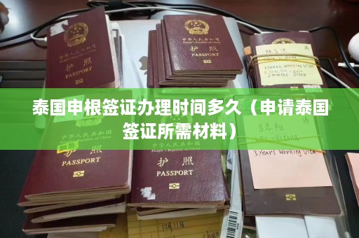 泰国申根签证办理时间多久（申请泰国签证所需材料）  第1张