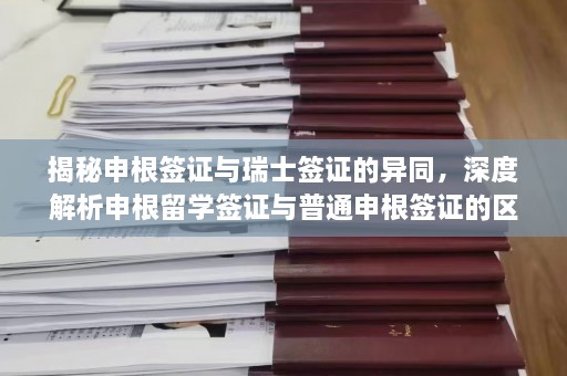 揭秘申根签证与瑞士签证的异同，深度解析申根留学签证与普通申根签证的区别