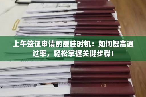 上午签证申请的最佳时机：如何提高通过率，轻松掌握关键步骤！