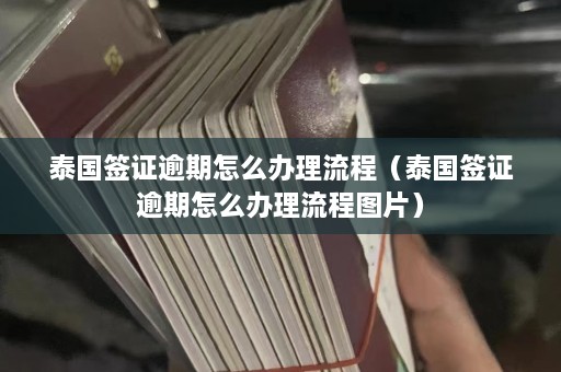 泰国签证逾期怎么办理流程（泰国签证逾期怎么办理流程图片）