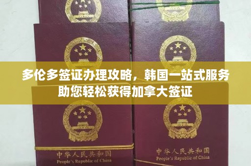 多伦多签证办理攻略，韩国一站式服务助您轻松获得加拿大签证