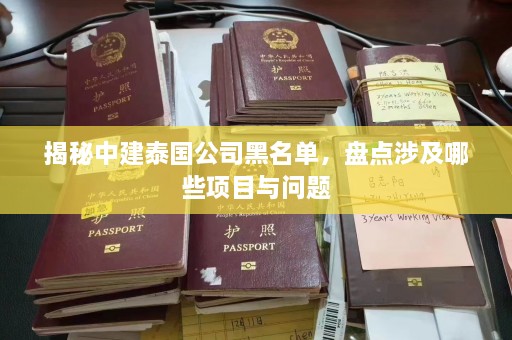 揭秘中建泰国公司黑名单，盘点涉及哪些项目与问题