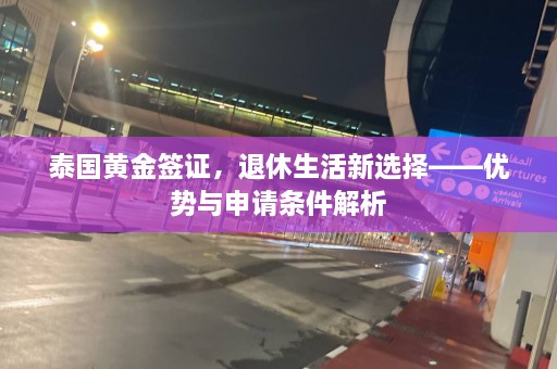 泰国黄金签证，退休生活新选择——优势与申请条件解析