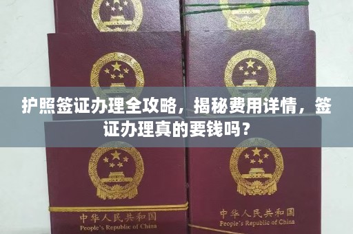 护照签证办理全攻略，揭秘费用详情，签证办理真的要钱吗？