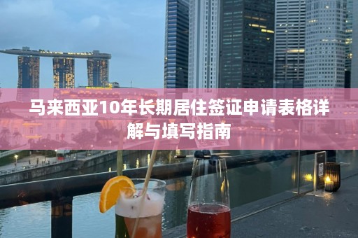 马来西亚10年长期居住签证申请表格详解与填写指南