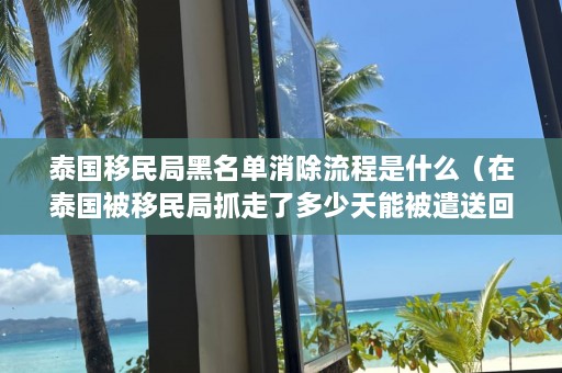 泰国移民局黑名单消除流程是什么（在泰国被移民局抓走了多少天能被遣送回国）  第1张