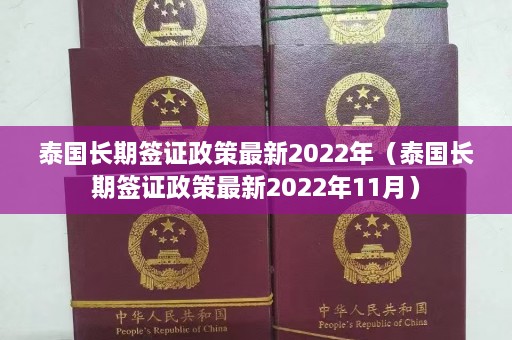 泰国长期签证政策最新2022年（泰国长期签证政策最新2022年11月）  第1张