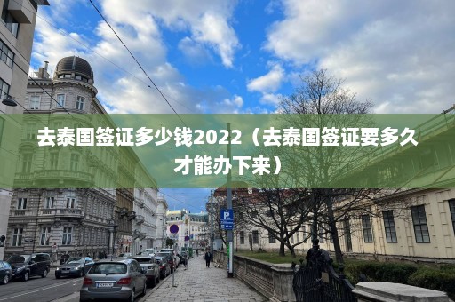 去泰国签证多少钱2022（去泰国签证要多久才能办下来）