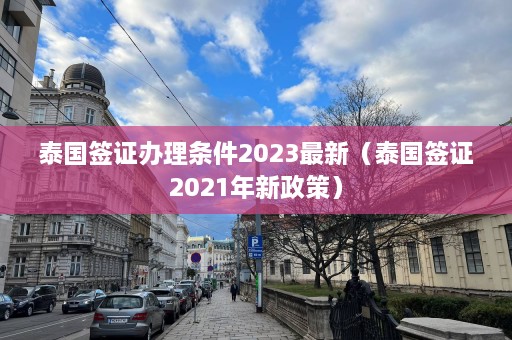 泰国签证办理条件2023最新（泰国签证2021年新政策）