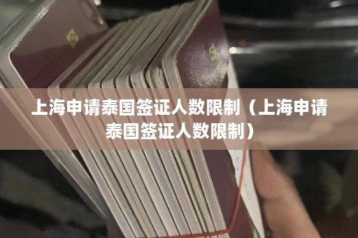 上海申请泰国签证人数限制（上海申请泰国签证人数限制）