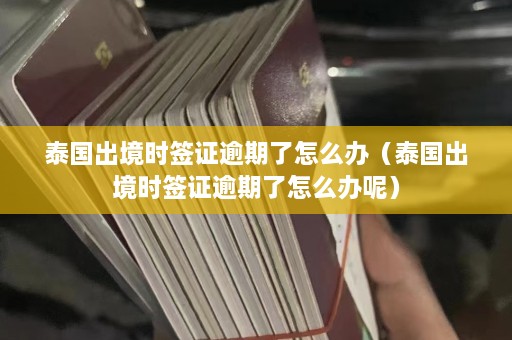 泰国出境时签证逾期了怎么办（泰国出境时签证逾期了怎么办呢）  第1张