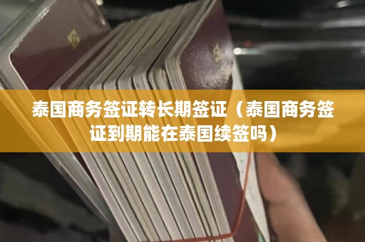 泰国商务签证转长期签证（泰国商务签证到期能在泰国续签吗）  第1张