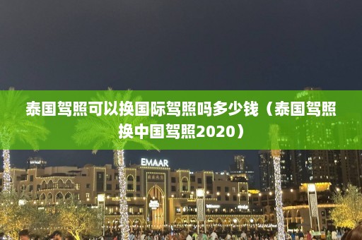 泰国驾照可以换国际驾照吗多少钱（泰国驾照换中国驾照2020）