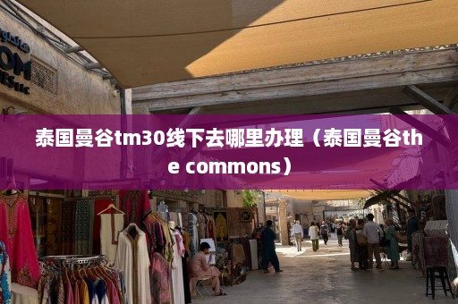 泰国曼谷tm30线下去哪里办理（泰国曼谷the commons）