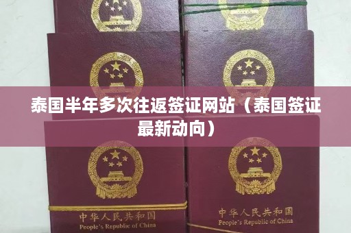 泰国半年多次往返签证网站（泰国签证最新动向）