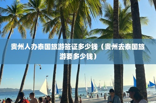 贵州人办泰国旅游签证多少钱（贵州去泰国旅游要多少钱）