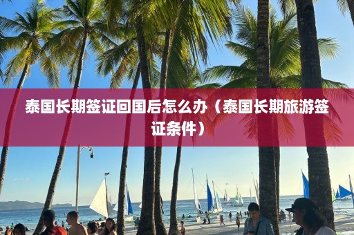 泰国长期签证回国后怎么办（泰国长期旅游签证条件）