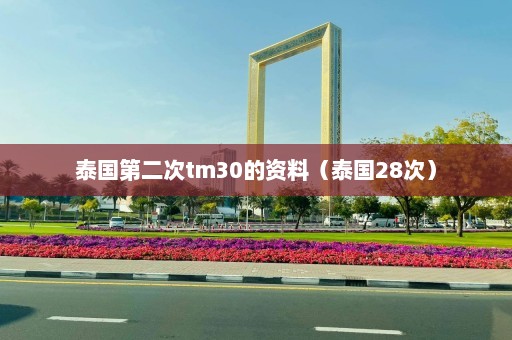 泰国第二次tm30的资料（泰国28次）