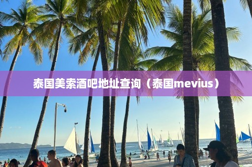 泰国美索酒吧地址查询（泰国mevius）