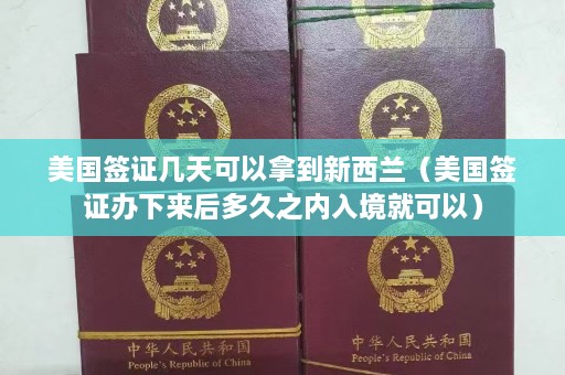 美国签证几天可以拿到新西兰（美国签证办下来后多久之内入境就可以）