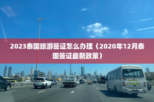 2023泰国旅游签证怎么办理（2020年12月泰国签证最新政策）