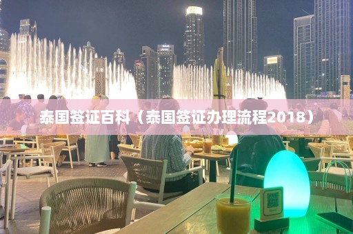 泰国签证百科（泰国签证办理流程2018）