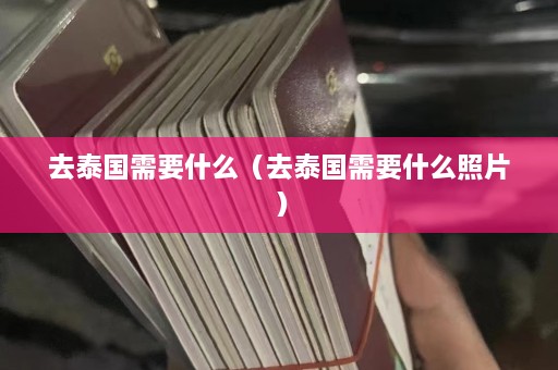 去泰国需要什么（去泰国需要什么照片）  第1张