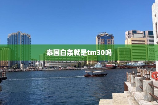 泰国白条就是tm30吗