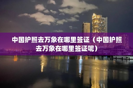 中国护照去万象在哪里签证（中国护照去万象在哪里签证呢）