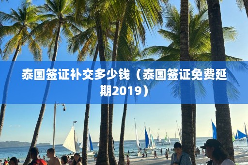 泰国签证补交多少钱（泰国签证免费延期2019）