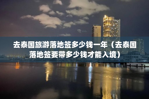 去泰国旅游落地签多少钱一年（去泰国落地签要带多少钱才能入境）  第1张