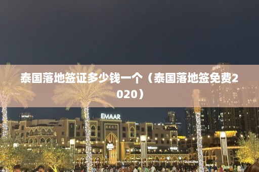 泰国落地签证多少钱一个（泰国落地签免费2020）