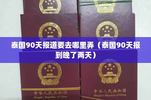 泰国90天报道要去哪里弄（泰国90天报到晚了两天）  第1张