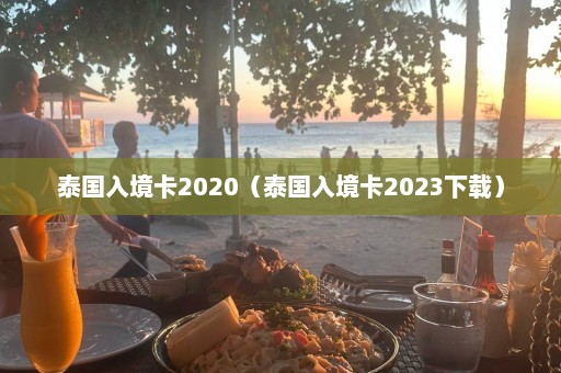 泰国入境卡2020（泰国入境卡2023下载）