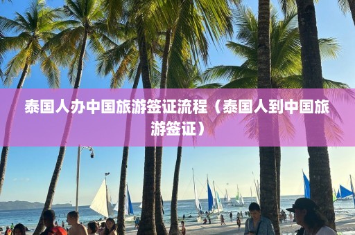 泰国人办中国旅游签证流程（泰国人到中国旅游签证）