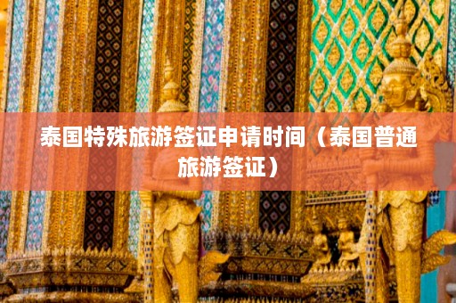 泰国特殊旅游签证申请时间（泰国普通旅游签证）  第1张