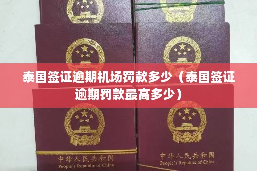 泰国签证逾期机场罚款多少（泰国签证逾期罚款最高多少）  第1张