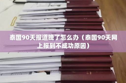 泰国90天报道晚了怎么办（泰国90天网上报到不成功原因）