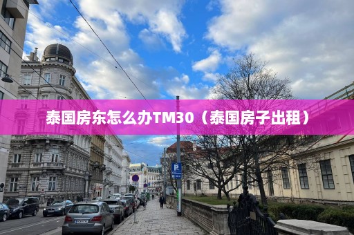 泰国房东怎么办TM30（泰国房子出租）