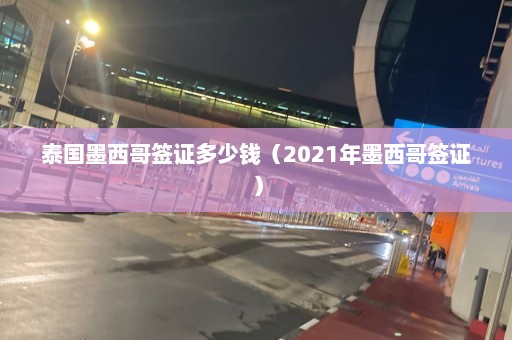 泰国墨西哥签证多少钱（2021年墨西哥签证）