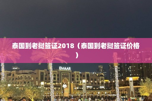 泰国到老挝签证2018（泰国到老挝签证价格）