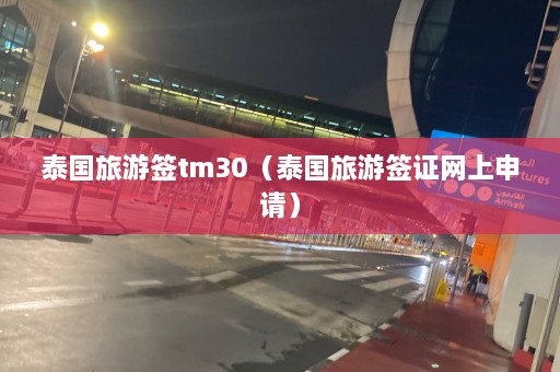 泰国旅游签tm30（泰国旅游签证网上申请）  第1张